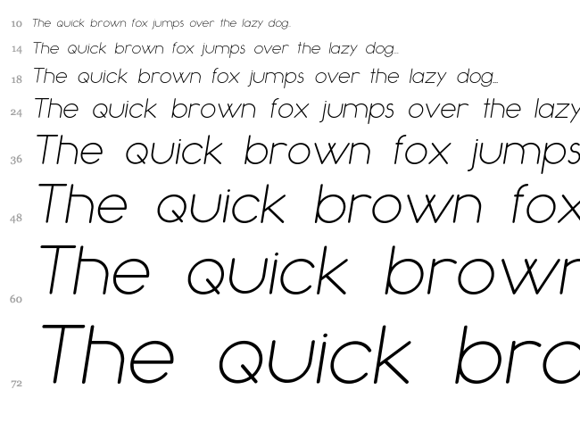 Occupied font waterfall